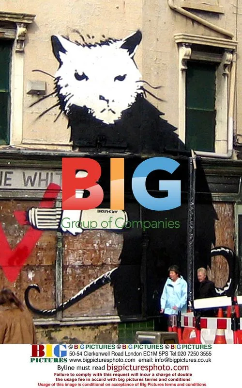 Banksy Graffiti in Liverpool, UK