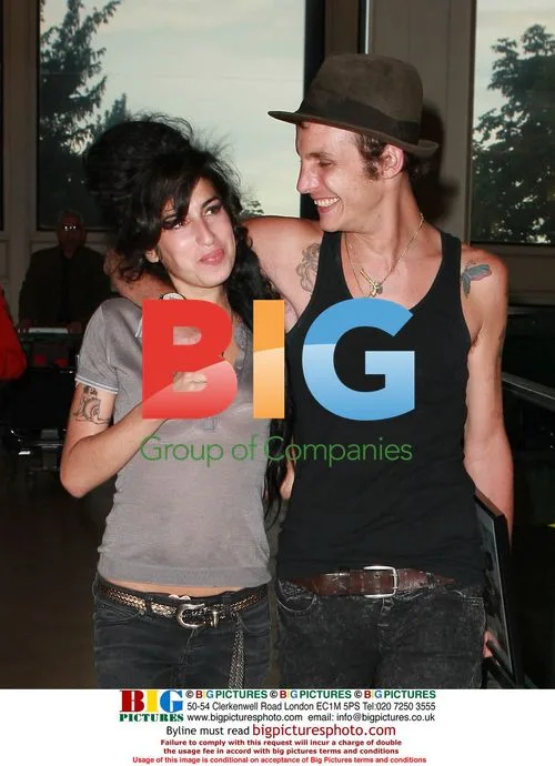 Amy Winehouse and Blake Fielder-Civil Arrive in UK