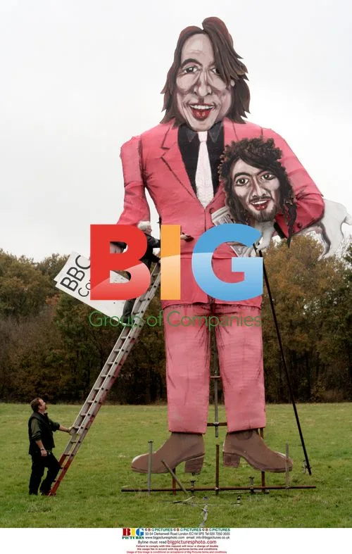 Effigy of Jonathan Ross and Russell Brand
