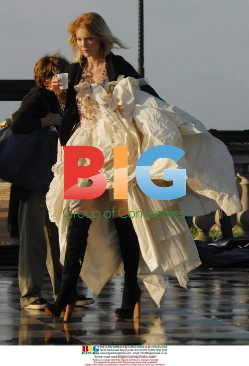 Marta Cecchetto wardrobe malfunction while filming Tuscan ad