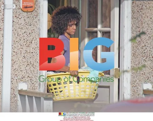 Halle Berry on set of "Frankie and Alice"