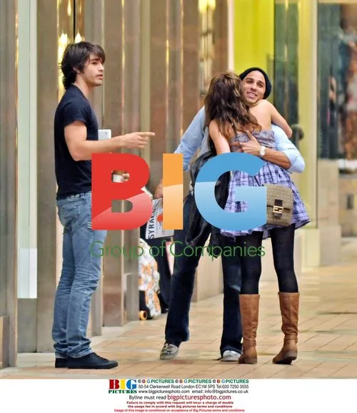 Miley Cyrus and Justin Gaston Shopping in LA