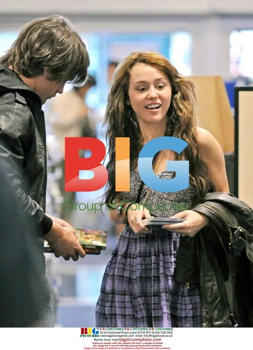 Miley Cyrus and Justin Gaston Shopping in LA