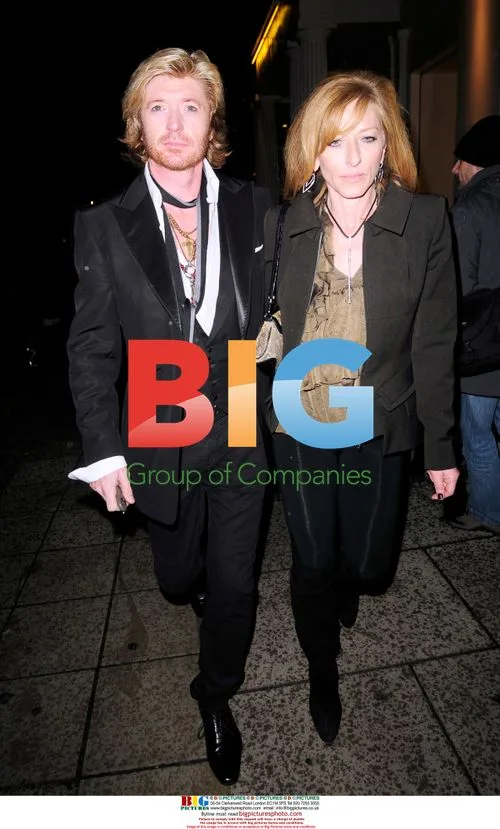Nicky Clarke and Kelly Hoppen at Mosimann Restaurant