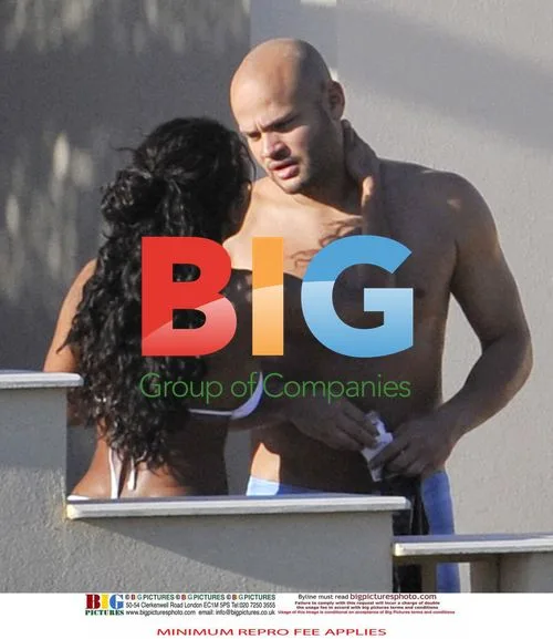 Melanie Brown and Stephen Belafonte in Hurghada, Egypt
