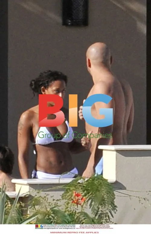 Melanie Brown and Stephen Belafonte in Egypt