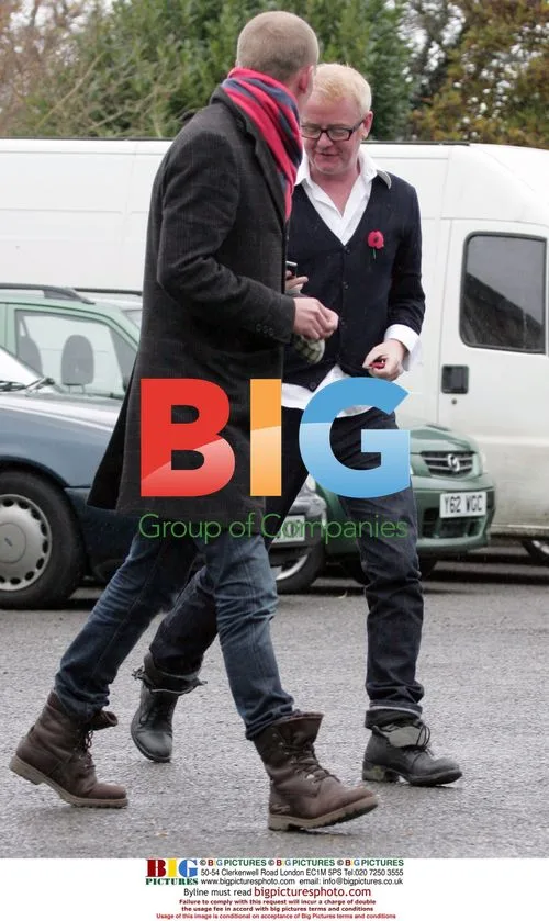 Chris Evans and Laurence Fox in Midhurst