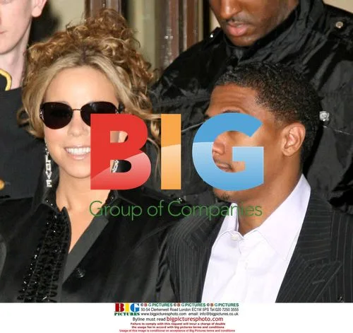 Mariah Carey and Nick Cannon Leaving Dorchester Hotel