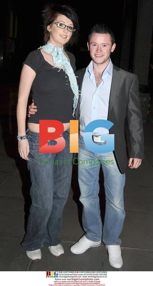 Gemma Atkinson and Devon Murray at The Podge & Rodge Show