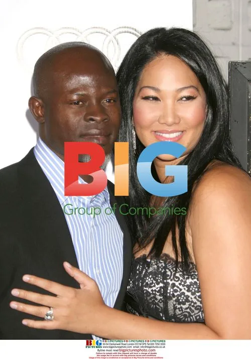 Djimon Hounsou and Kimora Lee Simmons at 'Defiance' Premiere