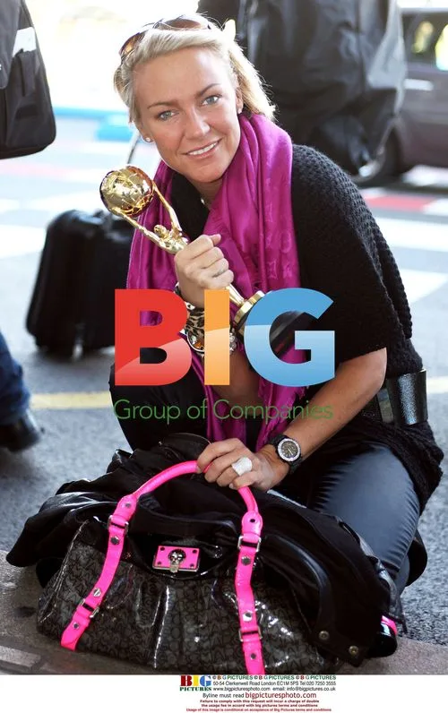 Kate Ryan at the Nice Airport, France
