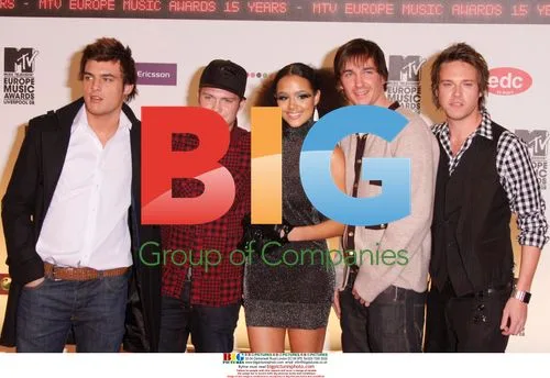 Hollyoaks cast at MTV Europe Music Awards 2008