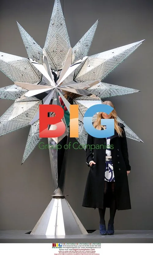 Fergie unveils Swarovski's 2008 Rockefeller Center tree-top star