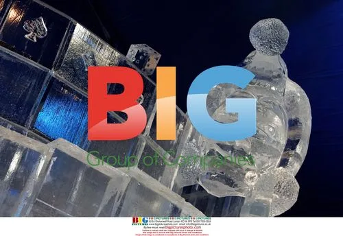 Ice sculpture at "Ice Magic" in Brussels