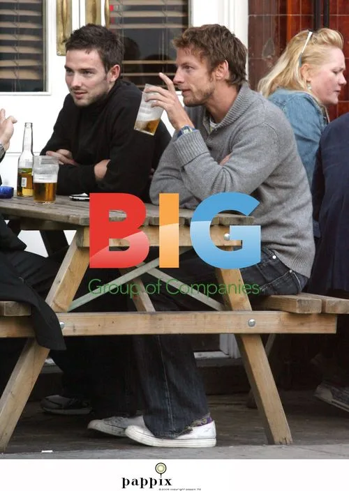 F1 Driver Jenson Button at Local Pub