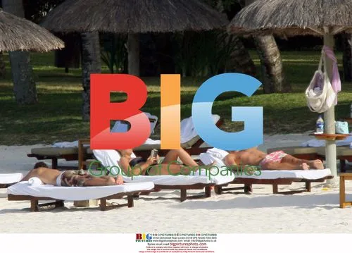 Princess Madeleine on Mauritius beach