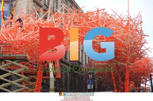 The Sequence sculpture installation in Brussels