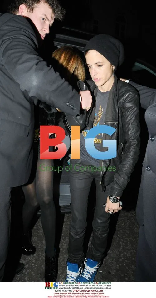 Lindsay Lohan and Samantha Ronson at club