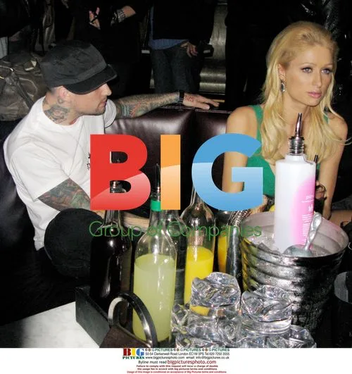 Paris Hilton fighting with Benji Madden at Nylon party