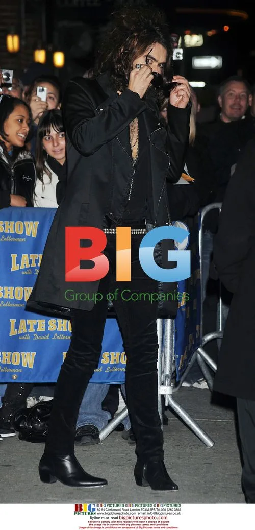 Russell Brand at 'Late Show with David Letterman'