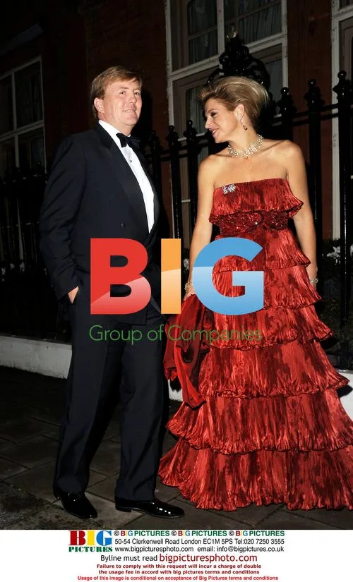 Prince Willem-Alexander and Princess Maxima Leaving Claridges