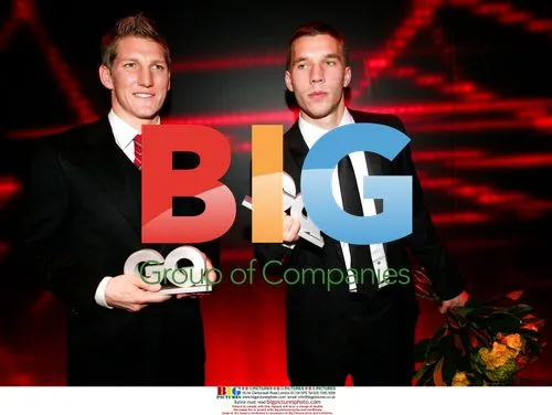 Schweinsteiger and Podolski at GQ Awards