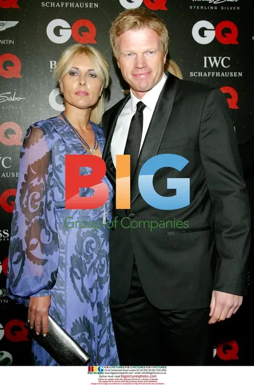 Oliver Kahn and Ms Simone at GQ Men of the Year Awards