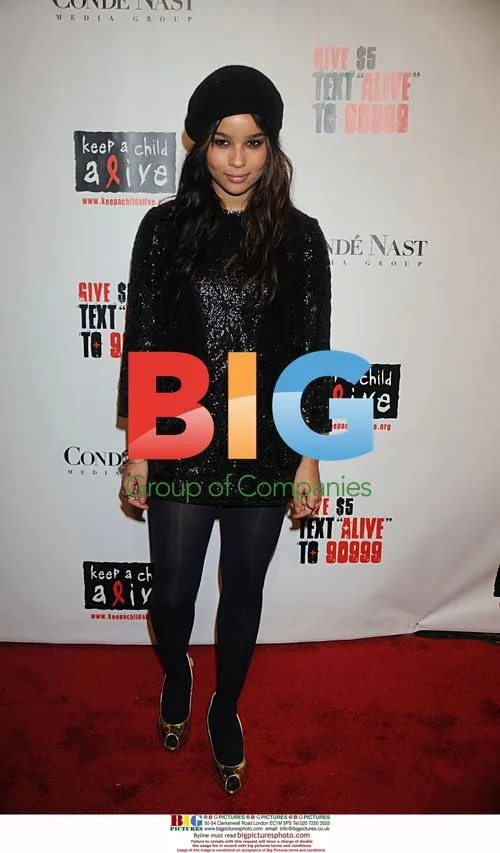 Zoe Kravitz at Keep A Child Alive's 5th Annual Black Ball