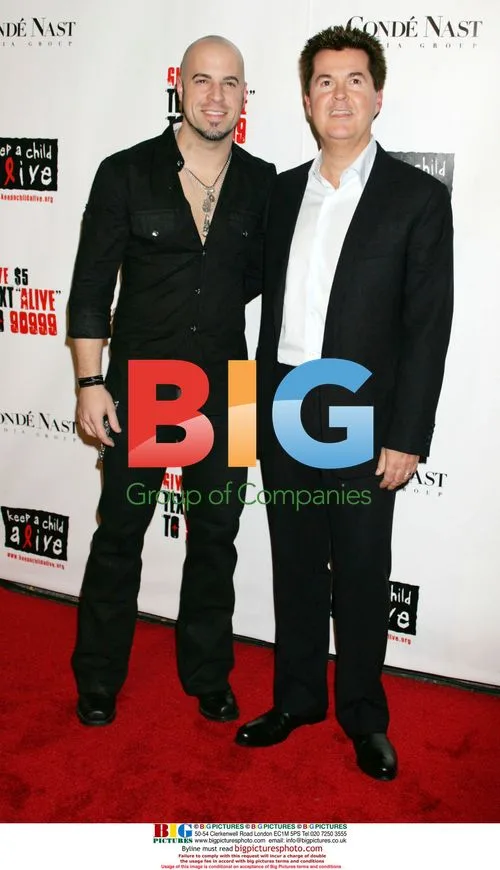 Chris Daughtry and Simon Fuller at the Keep A Child Alive's 5th Annual Black Ball