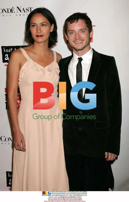 Elijah Wood and Guest at Black Ball