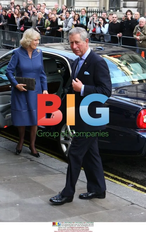 HRH Prince Charles and Camilla visit Royal Opera House