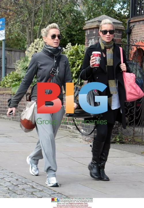 Denise Van Outen at Gym in London