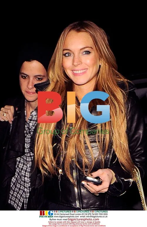 Linsday Lohan and Sam Ronson leaving Cafe de Paris