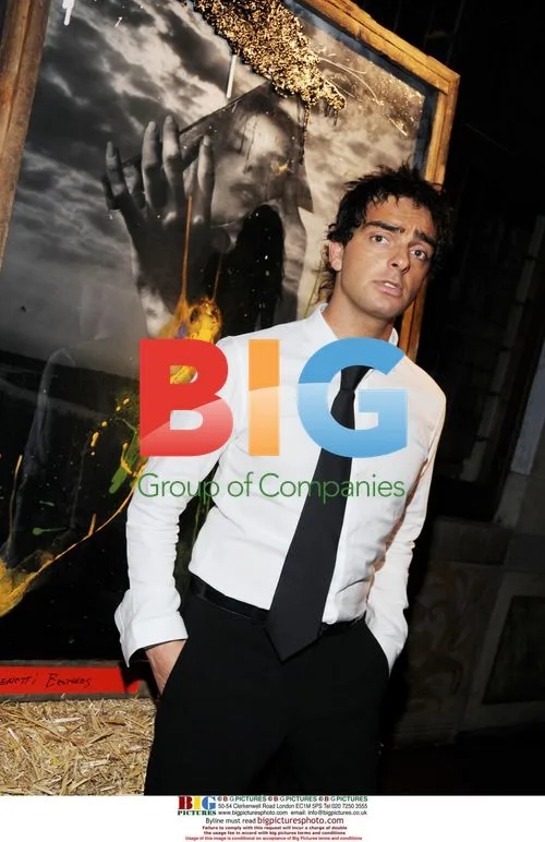 Billionaire Heir Andy Valmorbida at Raphael Mazzucco Exhibition