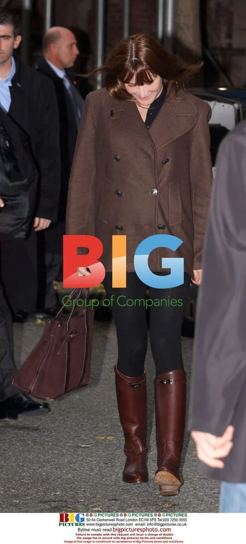 Nicolas Sarkozy and Carla Bruni have lunch in NYC