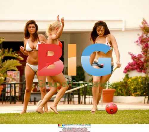 Glamour models play football in Marbella