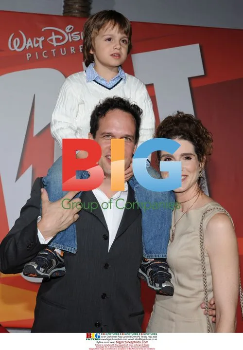 Diedrich Bader and Family at 'Bolt' Premiere