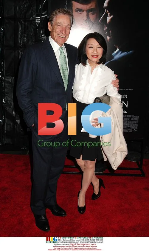 Maury Povich and Connie Chung at Frost/Nixon premiere