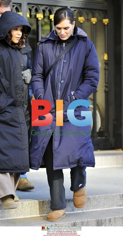 Brooke Shields on 'Lipstick Jungle' set