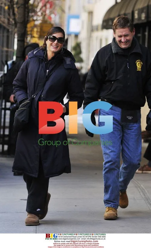 Brooke Shields on 'Lipstick Jungle' set