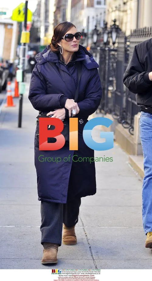 Brooke Shields on Lipstick Jungle Set
