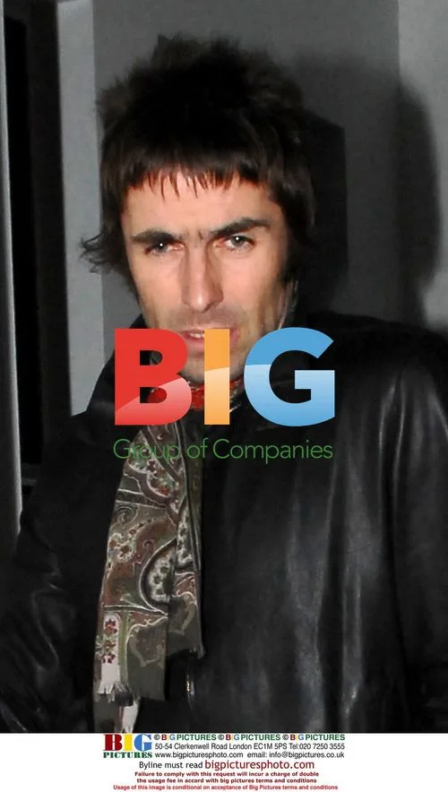 Liam Gallagher leaves Nobu with Nicole Appleton