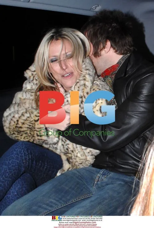 Liam Gallagher and Nicole Appleton leave Nobu