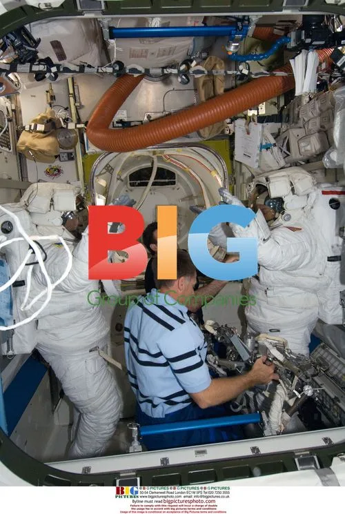 Astronauts Exiting Spacesuits