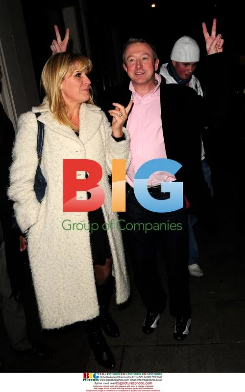 Louie Walsh and Vocal Coach Spotted Leaving Mayfair Restaurant