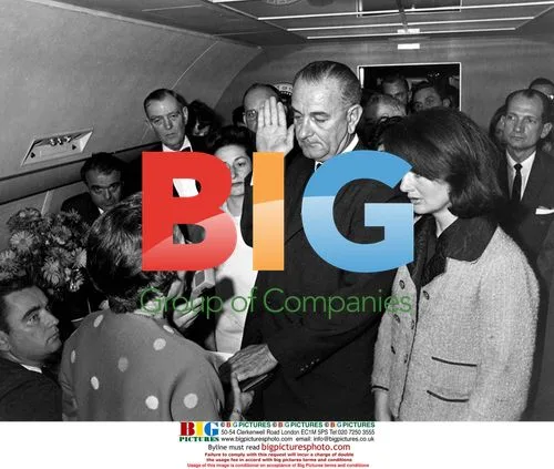 Lyndon Johnson sworn in as president