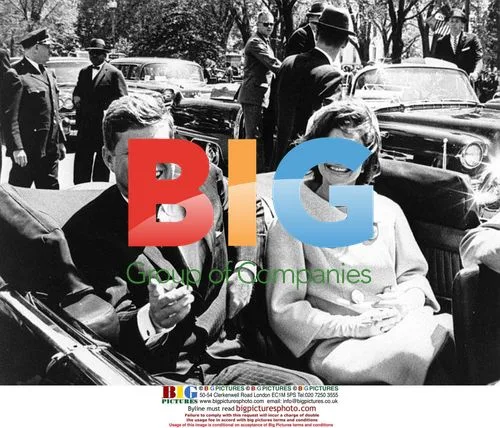 JFK and First Lady in Washington Motorcade