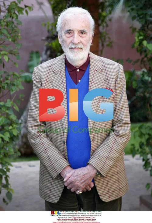 Christopher Lee at Marrakech Film Festival