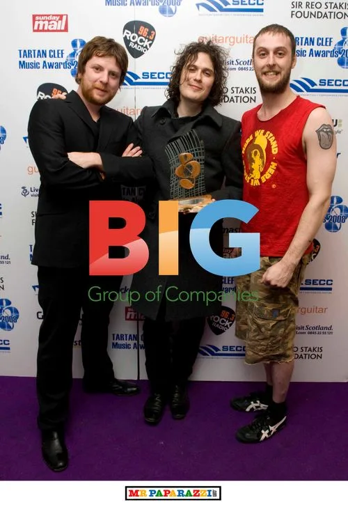 The Fratellis at Tartan Clef Music Awards
