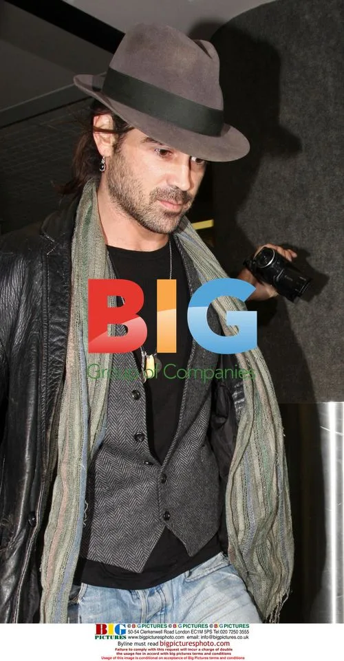Colin Farrell departs LAX